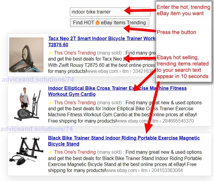 Ebay Trending Items Search Results