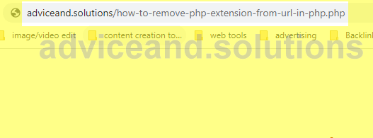 Webpage Url With Php Extension Showing Before Htaccess Change
